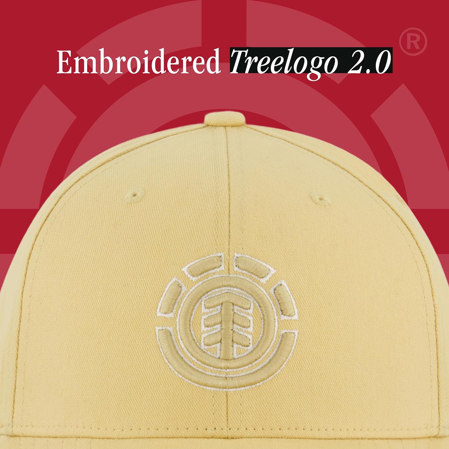 Element Unisex Adult Element Baseball Hat, Adult Flex Fit Active Sport Cap with Curved Brim