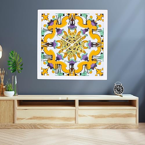 Vista 188 de The Gears - Reloj de pared con engranajes móviles (Vietri, redondo de 36 pulgadas)