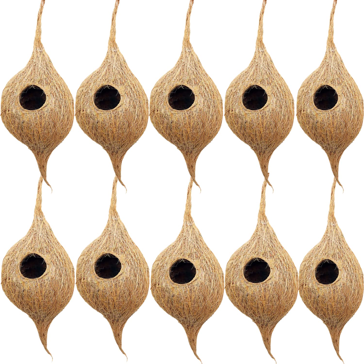LIVEONCE Natural Bird nest for Cages and breeding for All Medium,Small Birds with self adheshive Hanging Hooks Pack of 10 (B0BTBWFG3P) Amazon Price History, Amazon Price Tracker