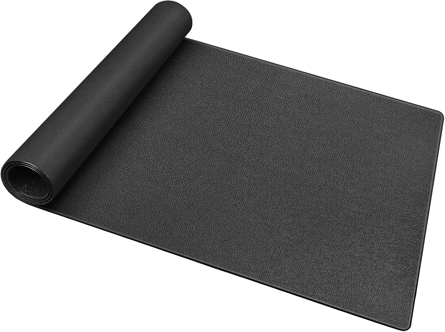 MAXVINI Faltbare Bodenschutzmatte Fitness Unterlegmatte für Fitnessgeräte, 140cmx65cm/160x75cm/180x80cm,6mm Dicke Hohe Dichte PVC Bodenmatte Fitnessgeräte für Laufbänd, gym, Heimtrainer, Rollentrainer