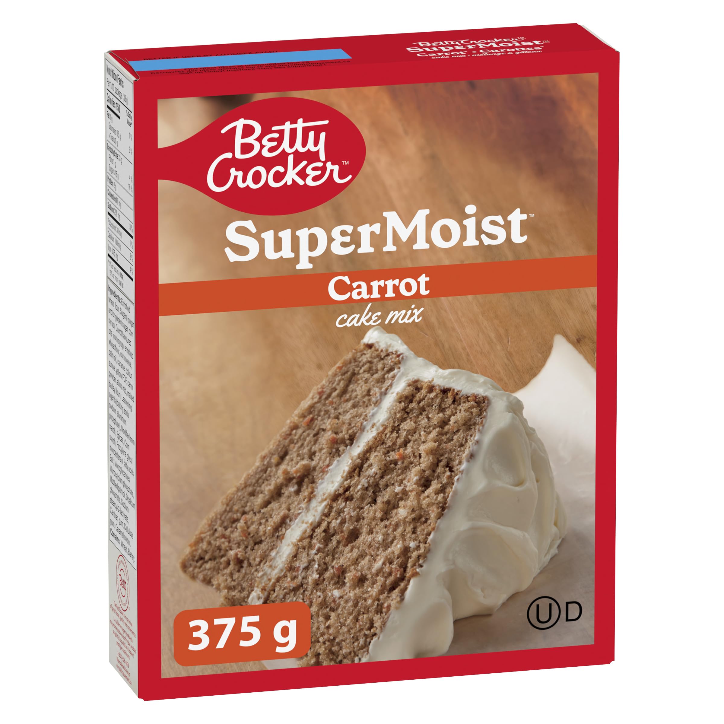 Betty Crocker Mezcla para Tartas Zanahoria Súper Húmeda 375g