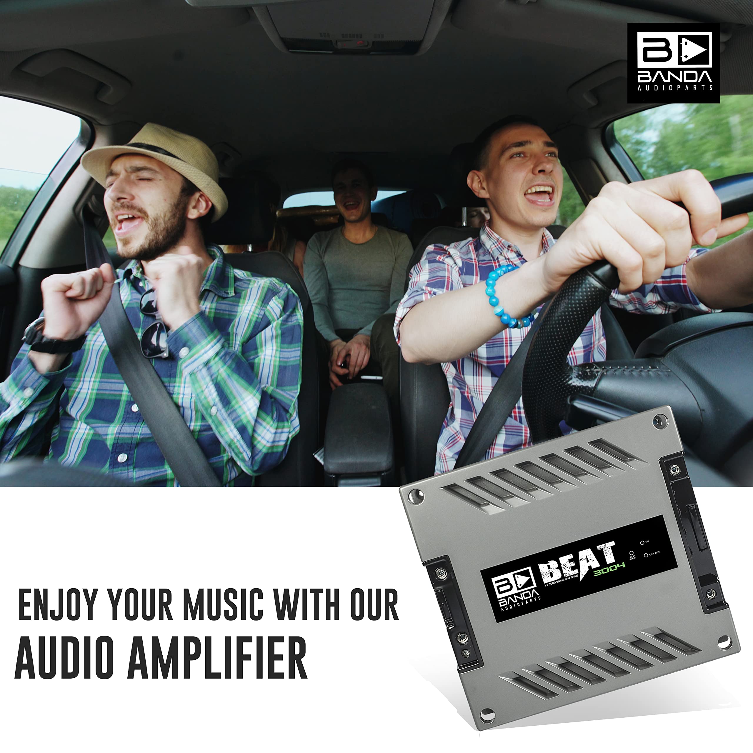 Módulo Amplificador Banda Beat 3004 3000W Rms 4 Ohms 1 Canal