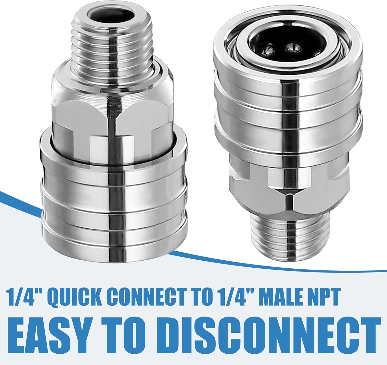 JOEJET Adjustable Downstream Soft Wash Nozzle, 1/4" Pressure Washer Fittings