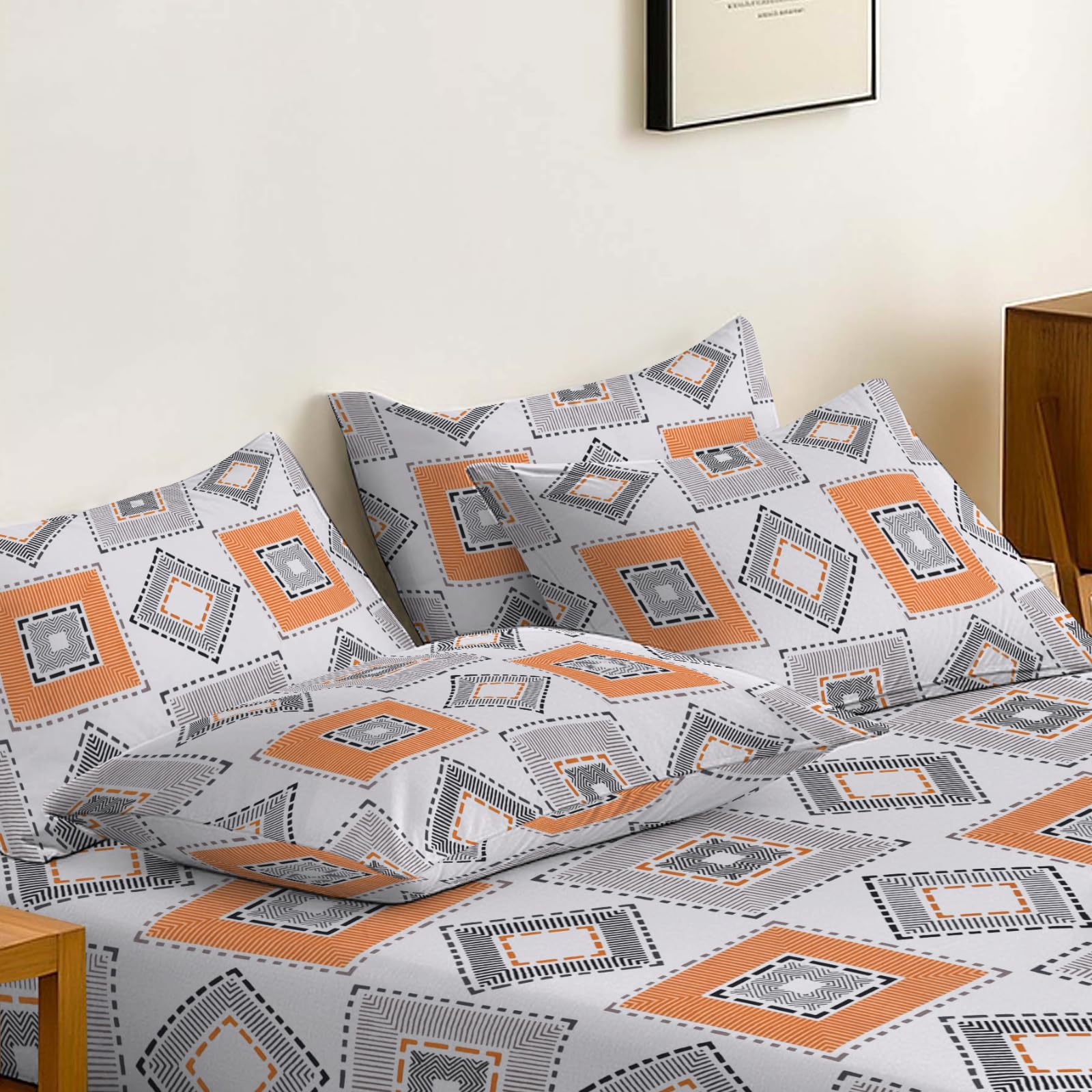 EverSoft Bedding Pack of 4 Pillowcases 50x75cm Soft Pillow Cases - Wrinkle Free Easy Care Pillow Covers - Standard Size Pillow Cases Set of 4