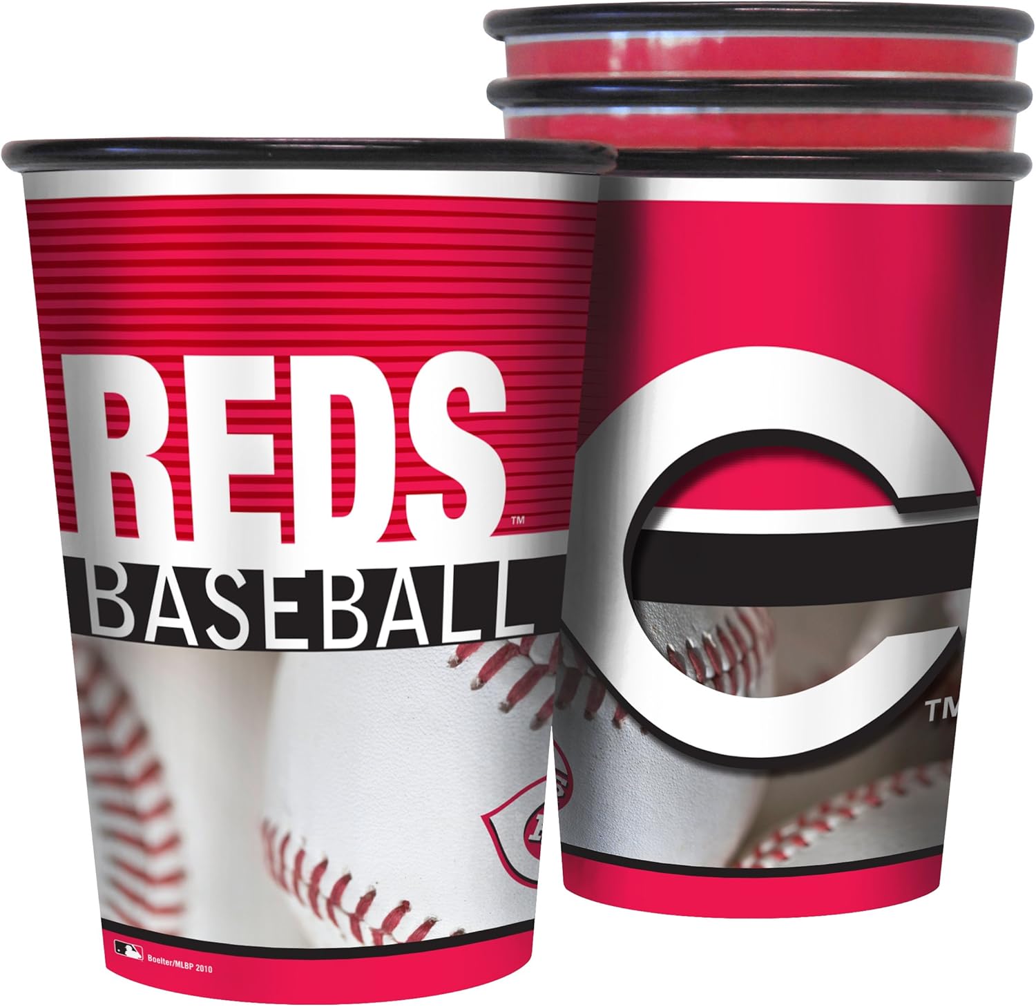 MLB Cincinnati Reds Souvenir Cups (4Pack), 20Ounce