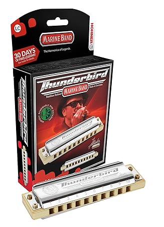 Hohner M2011BXLA Marine Band Thunderbird Diatonic Harmonica - Key of LA