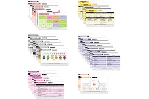 30 Horizontal Nursing Badge Reference Cards - The Ultimate Nursing School Study Guide