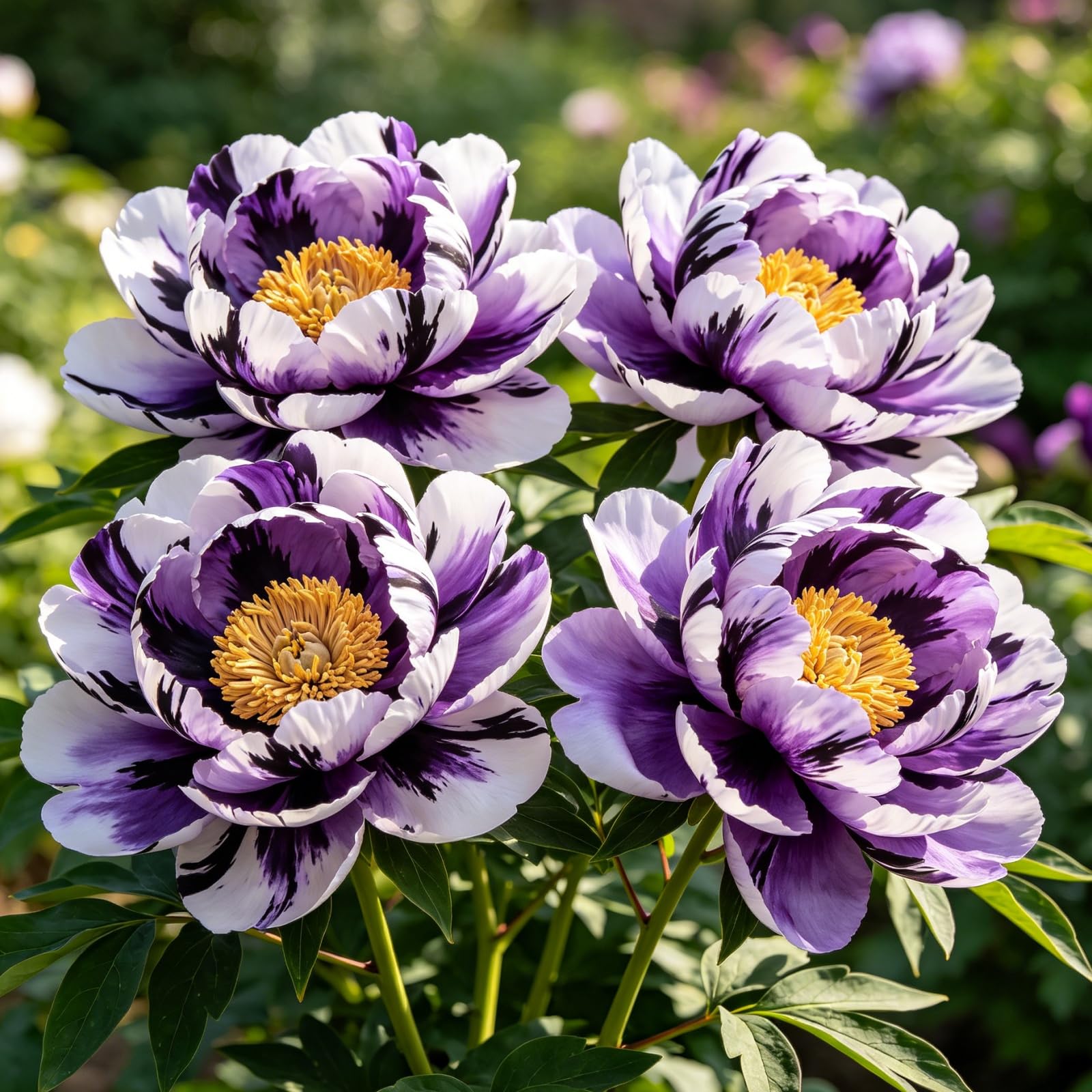 Peonia/Crescita robusta/Resistenti Perenne/Adatto per uso interno ed esterno/Adatta ai principianti-4Rizomi-F