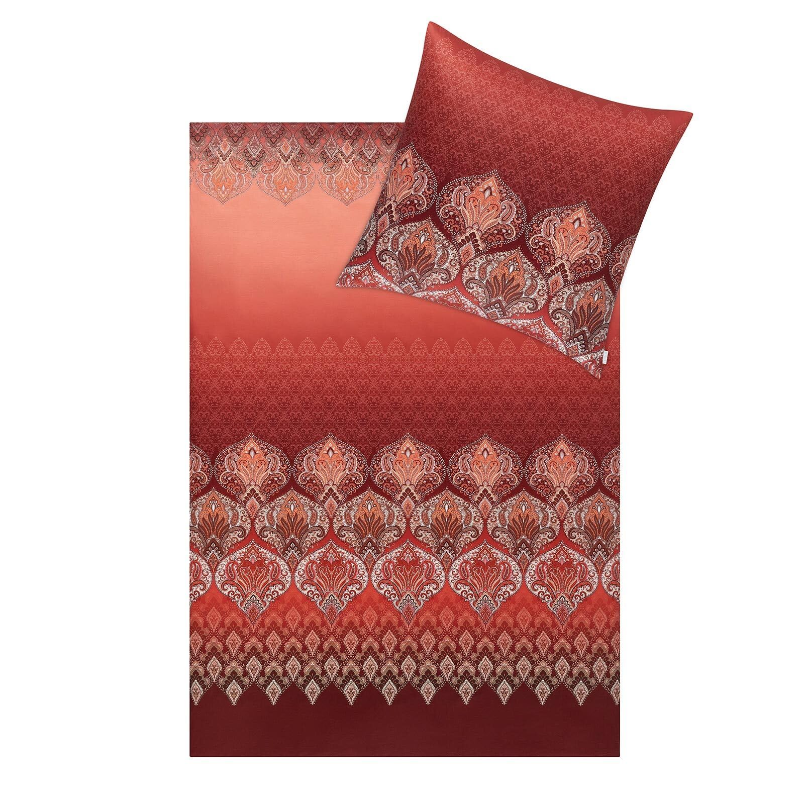 ESTELLA Mako Interlock Jersey Bettwäsche Sophia Burgund