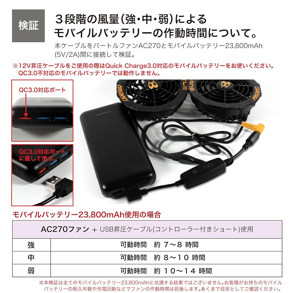 AIRCRAFT 12Vファン USB接続 Amazon.co.jp: バートル エアクラフト 12V USB変換アダプター