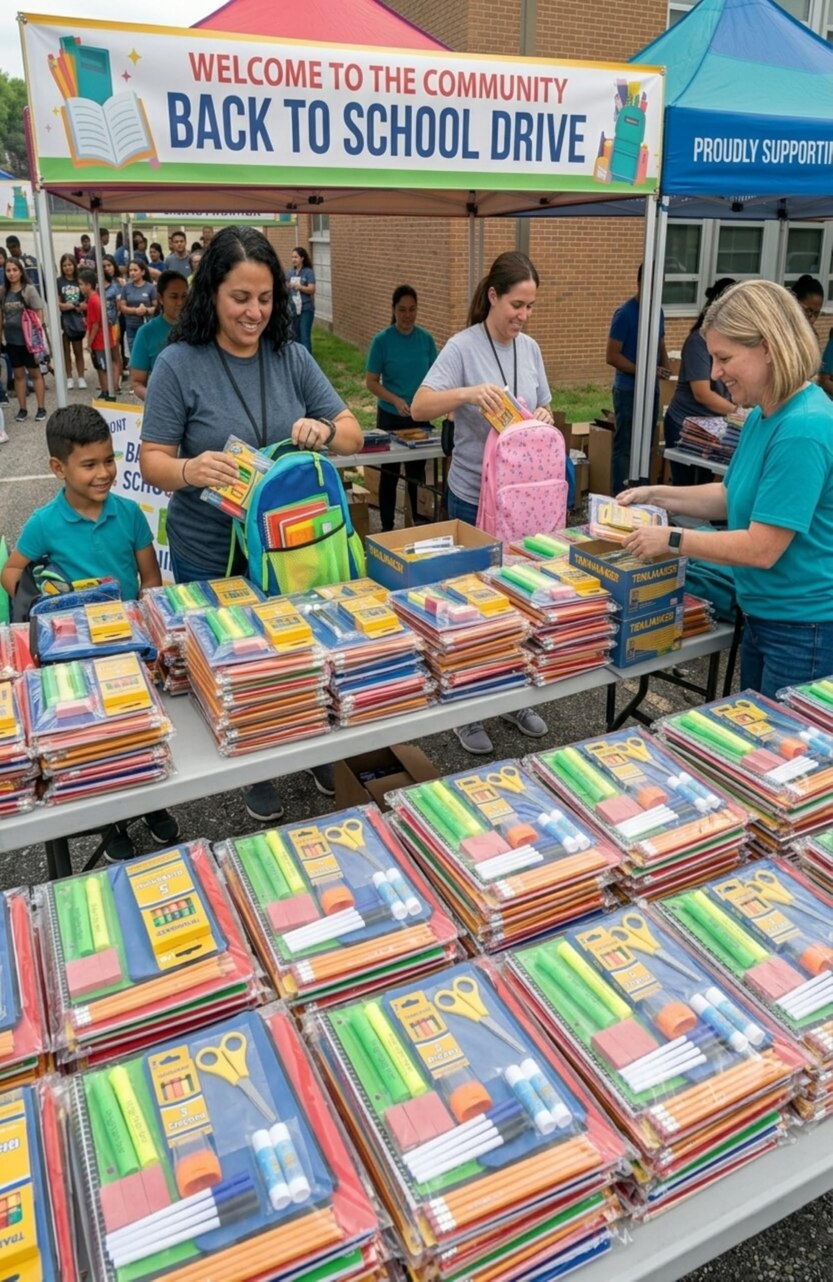 Kit de fournitures scolaires de 60 pièces pour enfants (K-12) comprenant des cahiers, des dossiers, un tableau blanc, et plus encore