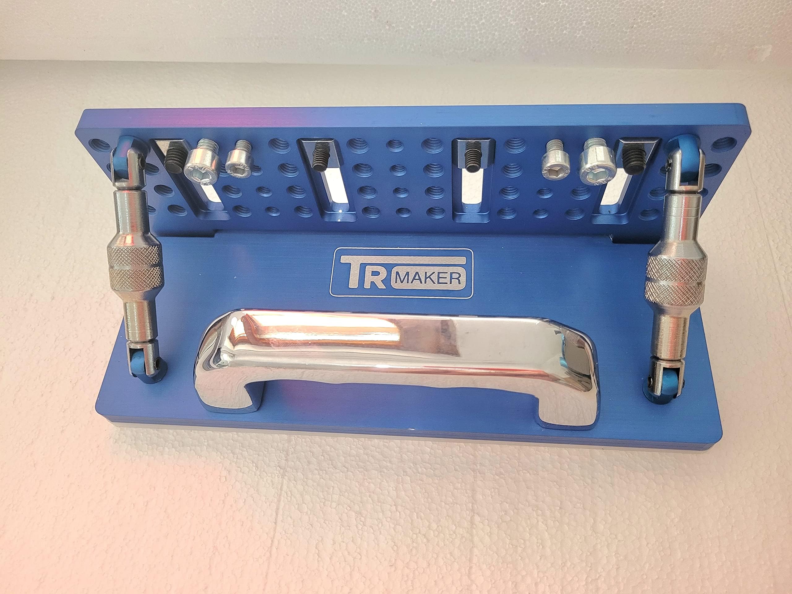 TR Maker Belt Grinder Knife Jig, Knife Sharpener (Blue color)