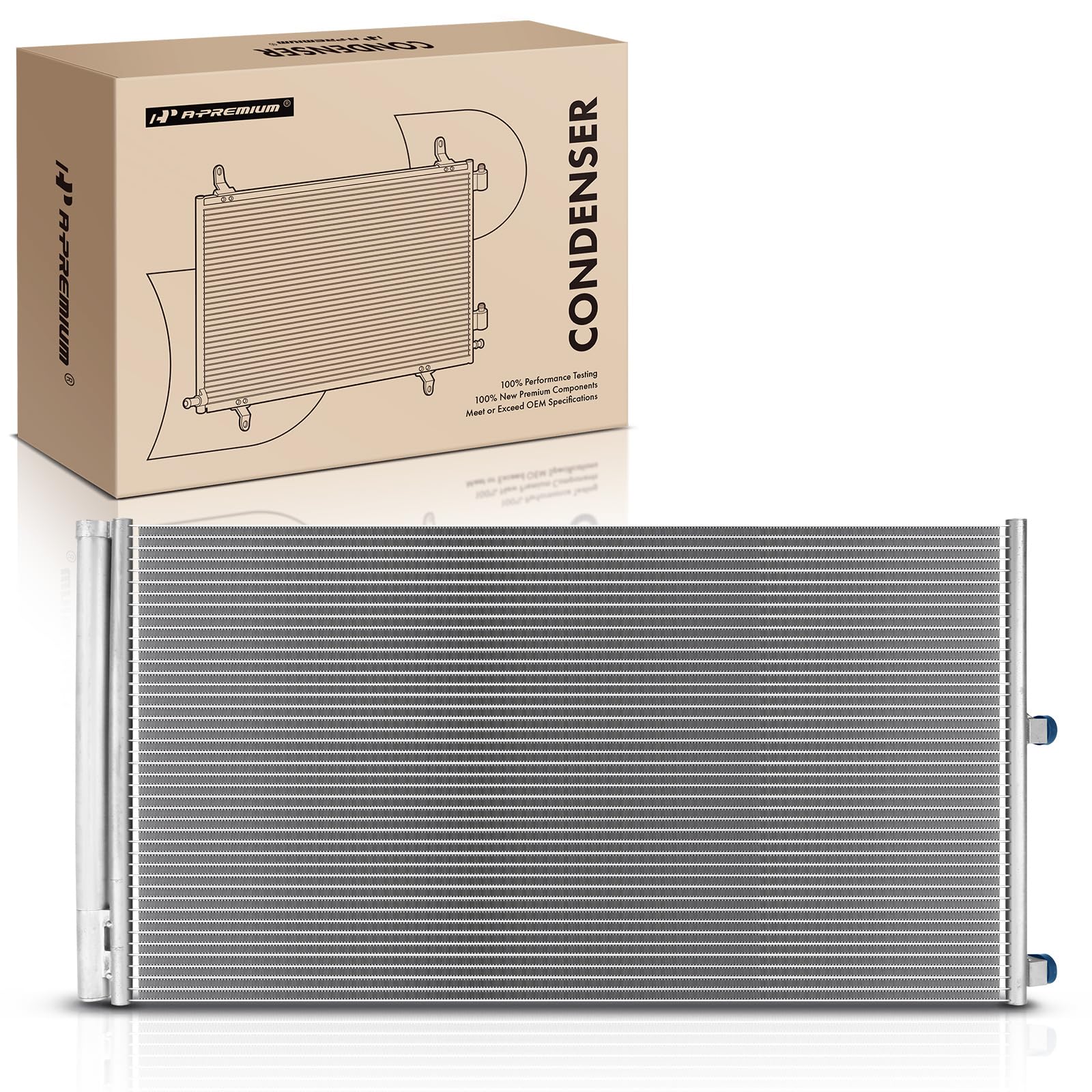 A-Premium Air Conditioning A/C Condenser Compatible with Ford F-150 2011-2014, Expedition 2015-2017 & Lincoln Navigator 2015-2017