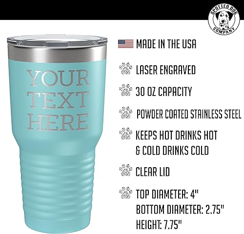 Miniatura 2 de Vaso de acero inoxidable aislado con tapa de 30 onzas (17 colores) con recubrimiento en polvo, grabado personalizado, nombre de mensaje de texto