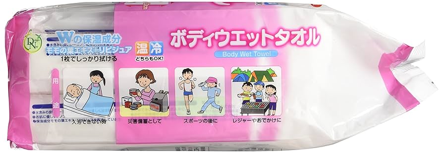 ボディウエットタオル 30枚入り 12パックセット ボディウエットタオル 30枚入り 12パックセット