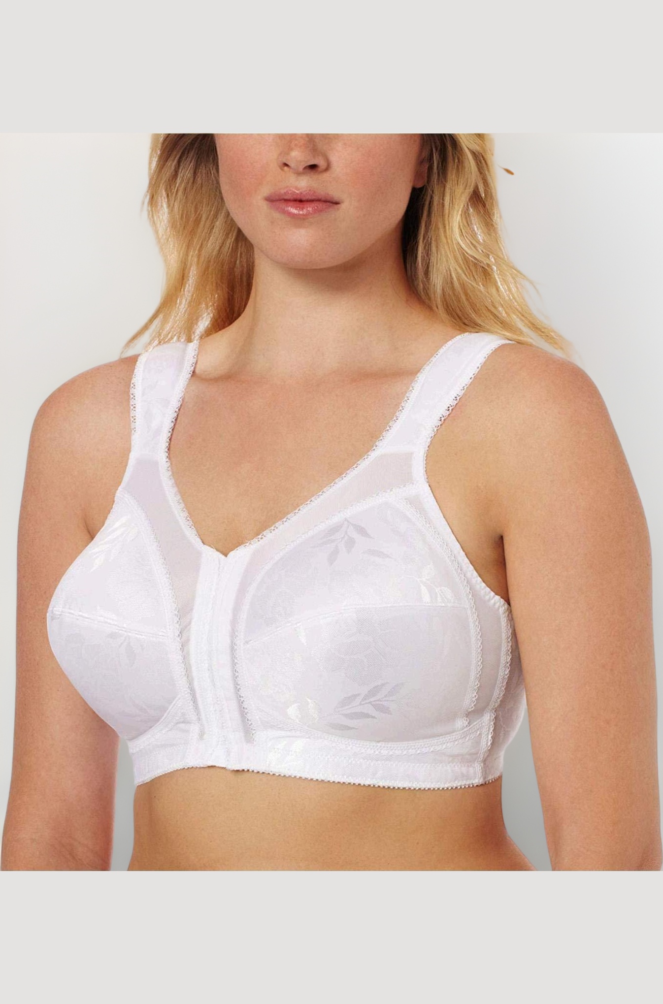 Playtex Women's 18 Hour Wire-Free Bra, Women’s Flex Back Bra, Women’s Front-Close Bra, US4695