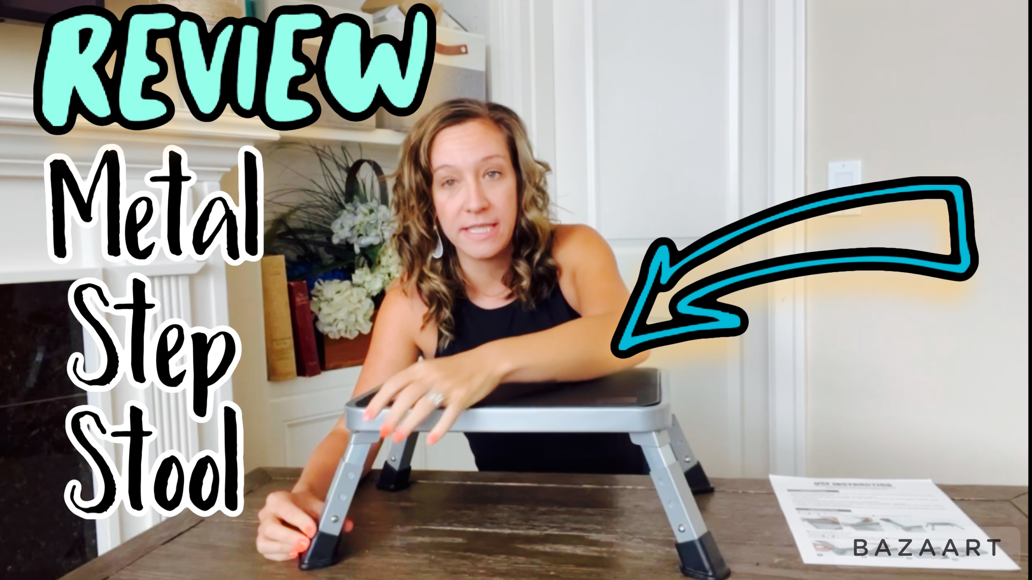 Watch Handy and portable foldable step stool #review on Amazon Live