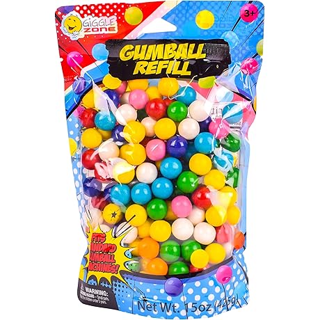 Assorted Fruit Flavored Bubble Gum Bag for Gumball Machine