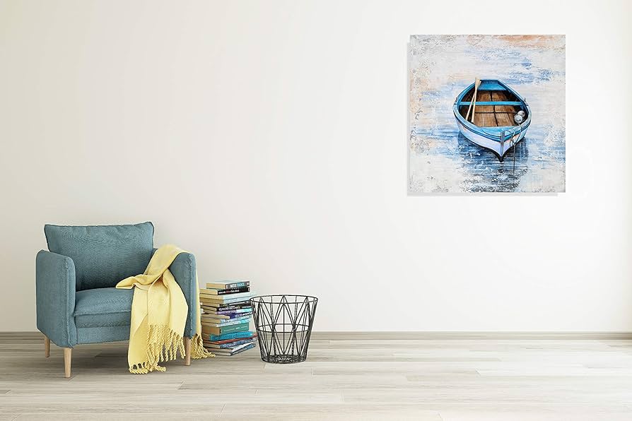 Amazon.com: YHSKY ARTS Coastal Canvas Wall Decor Hand