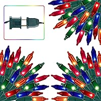 Vista 51 de Christmas String Lights, 150 Count 33 FT Incandescent Mini Green Wire Valentines Fairy Light, 120V UL Certified Connectable Xmas Tree Lights for