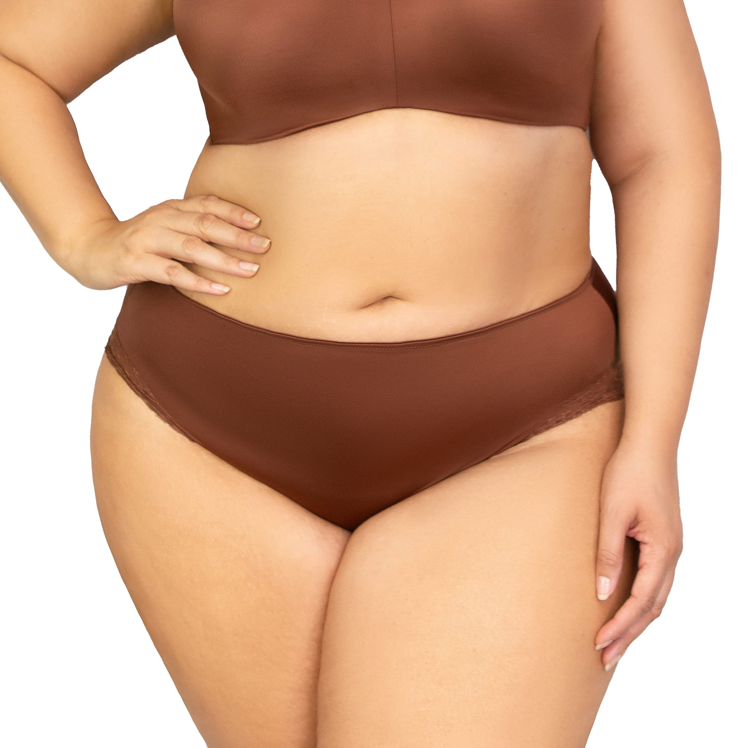 Women's Plus Size Tulip Lace Hipster