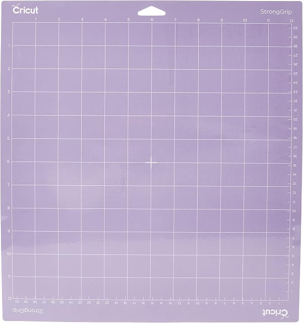 Cricut StrongGrip Machine Mat, 30.5 cm x 30.5 cm (12" x 12"), Purple, One Size