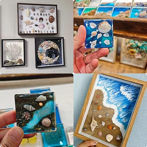 Miniatura 7 de JSPYFITS 1500 conchas marinas pequeñas mixtas de caracoles de playa con 100 perlas son adecuadas para fiestas temáticas de playa, decoración del