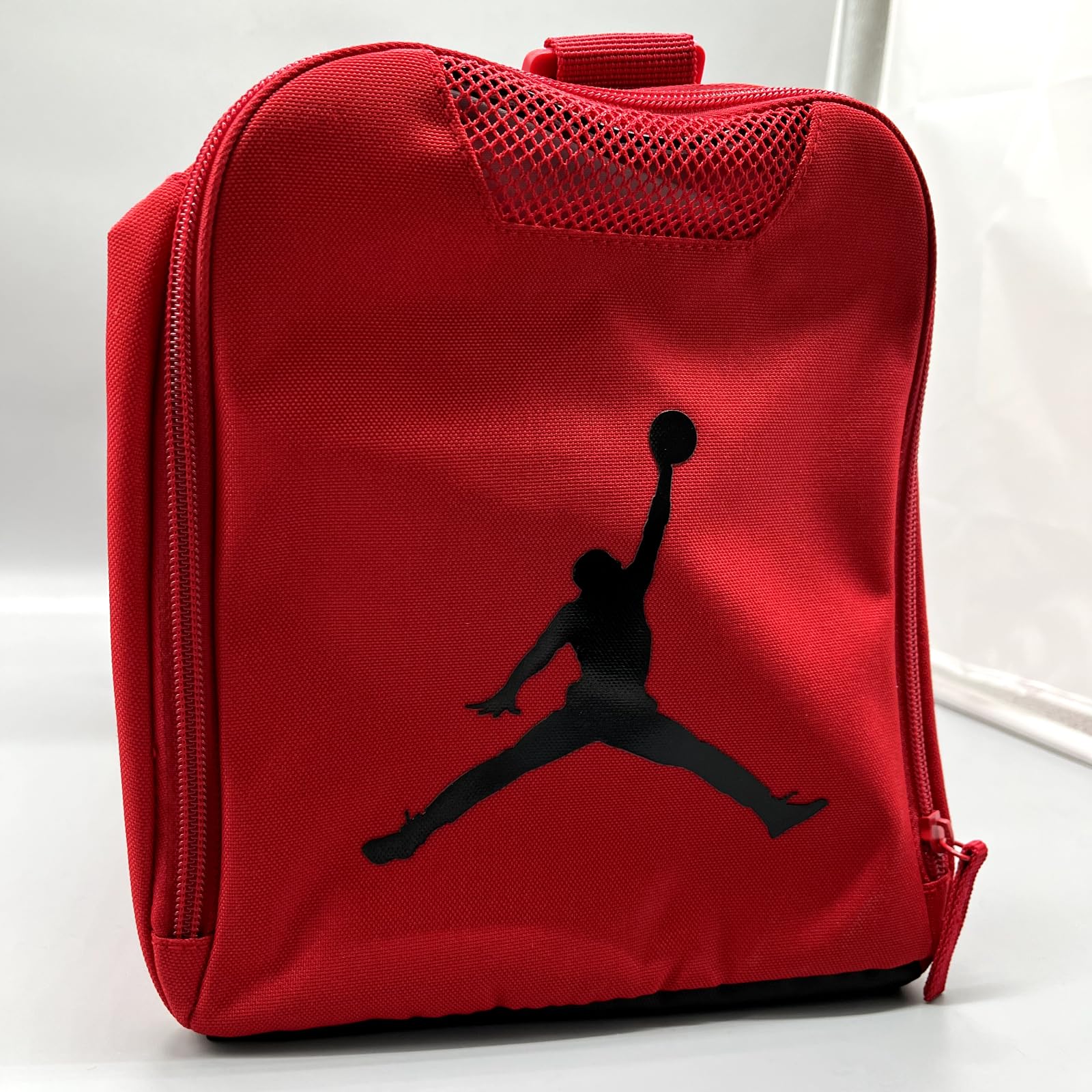 Nike Air Jordan - Bolsa deportiva pequeña (55 L), Rojo (Gym Red), Jordan Sport - Bolsa de lona