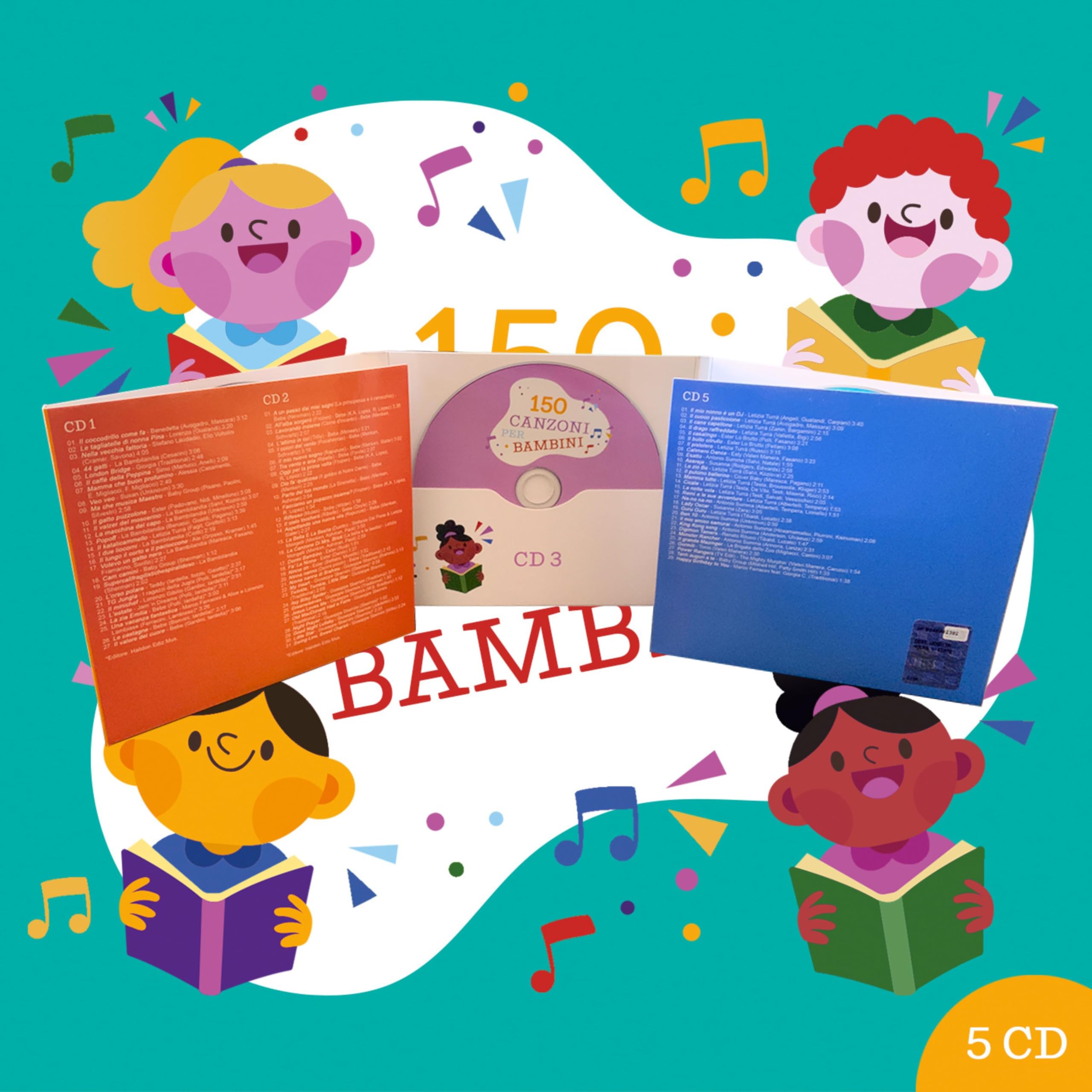 150 canzoni per bambini - Le più belle di sempre
