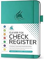Vista 22 de Clever Fox Libro de registro de cheques – Registro de transacciones de lujo, libro de contabilidad contable, registro de cheques y libro de registro
