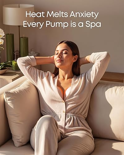 Miniatura 2 de eufy Security Extractor de leche portátil con calefacción S1 Pro, manos libres delgado con tecnología HeatFlow líder en la industria, funda de carga