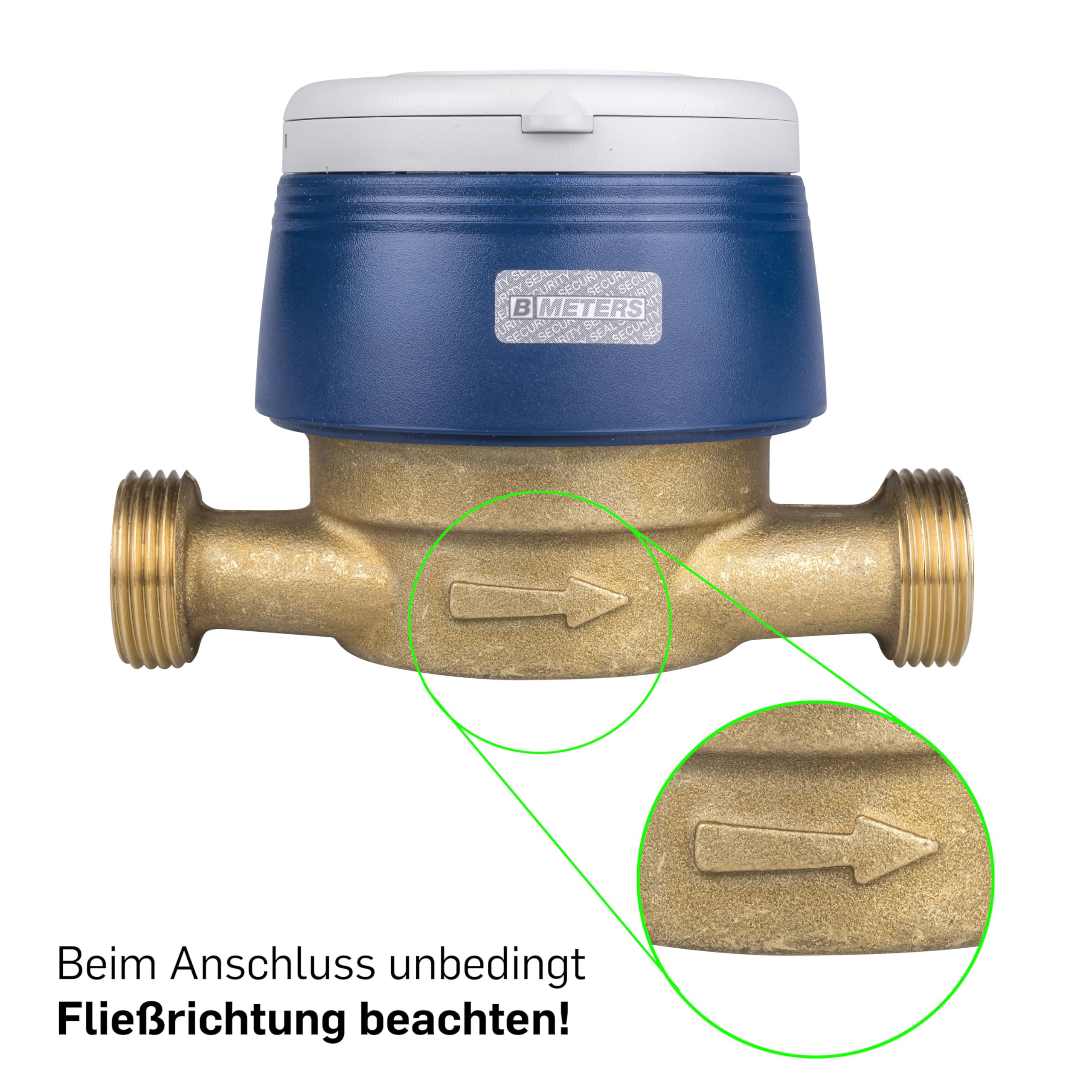SPEWA Wasserzähler Garten frostgeschützt | Wasseruhr Garten geeicht 2026 | 4-tlg. Modell