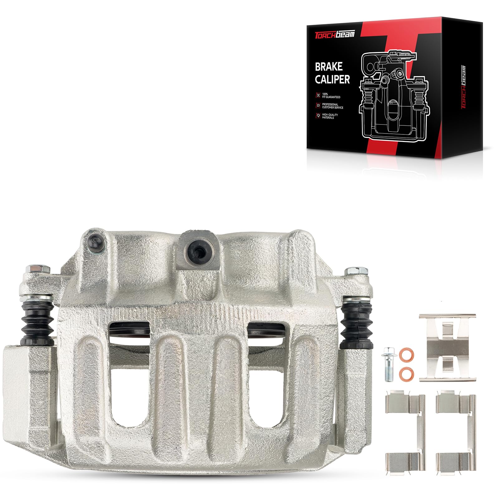 Torchbeam Front left Driver Side Brake Caliper For Ford Lincoln for 1999-2003 F-150 5.4L, 1999-2003 F-150 4.6L, 1999-2003 F-150 4.2L, 2004 F-150 Heritage 4.2L, Disc Brake Caliper Replace # 18B4751