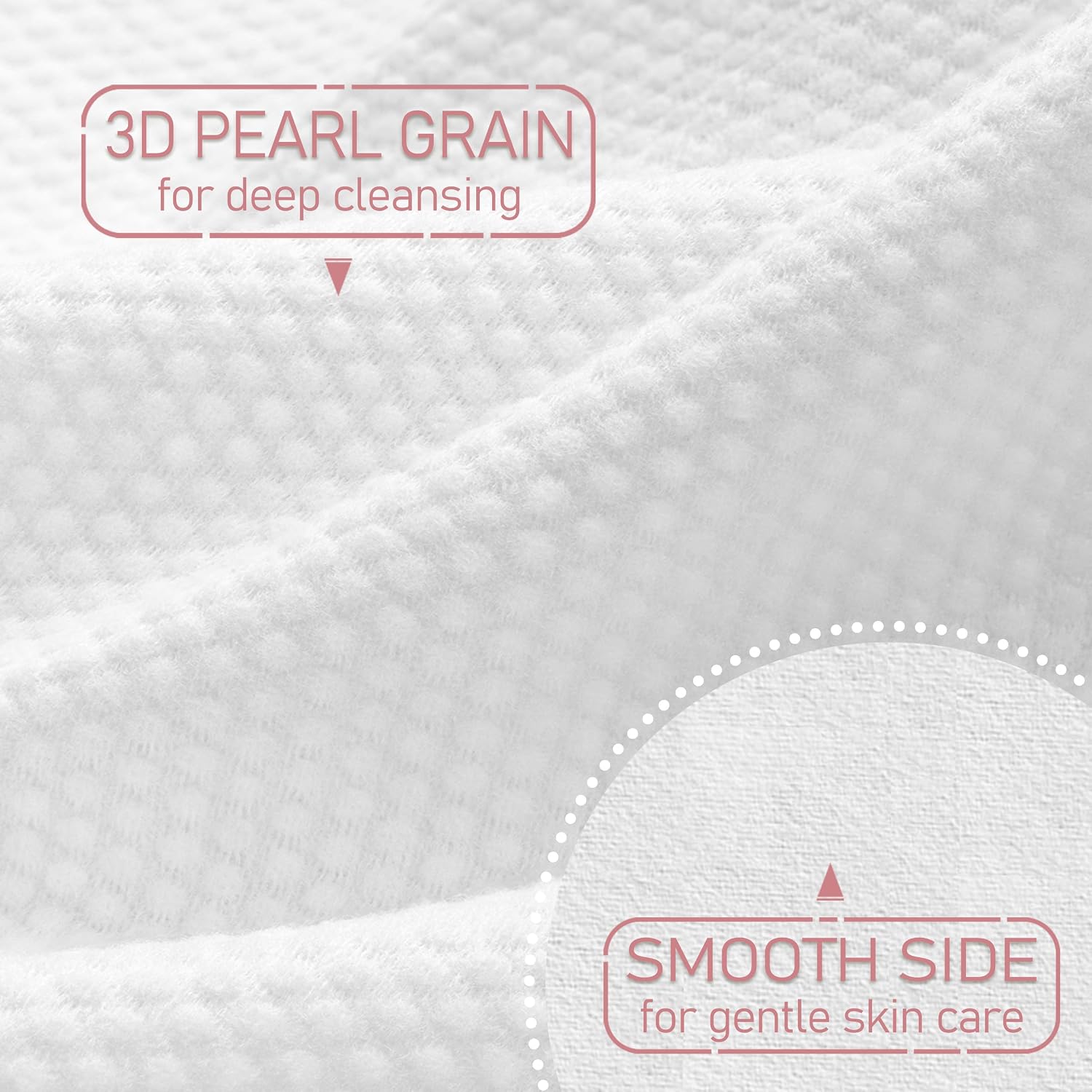 WOWOTEX 100% Cotton Disposable Face Towels, Ultra Soft for Sensitive Skin image 4