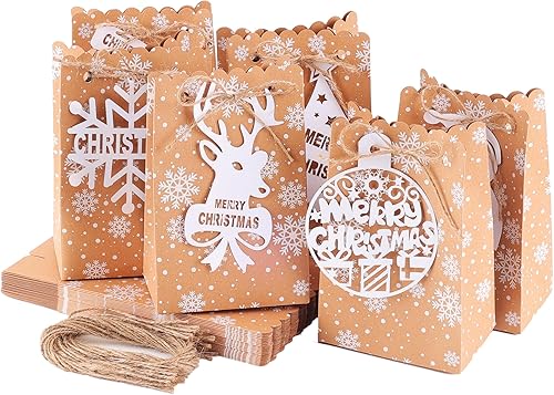 Miniatura 6 de Centros de mesa de Navidad con anillo de vela y cajas de regalo de Navidad