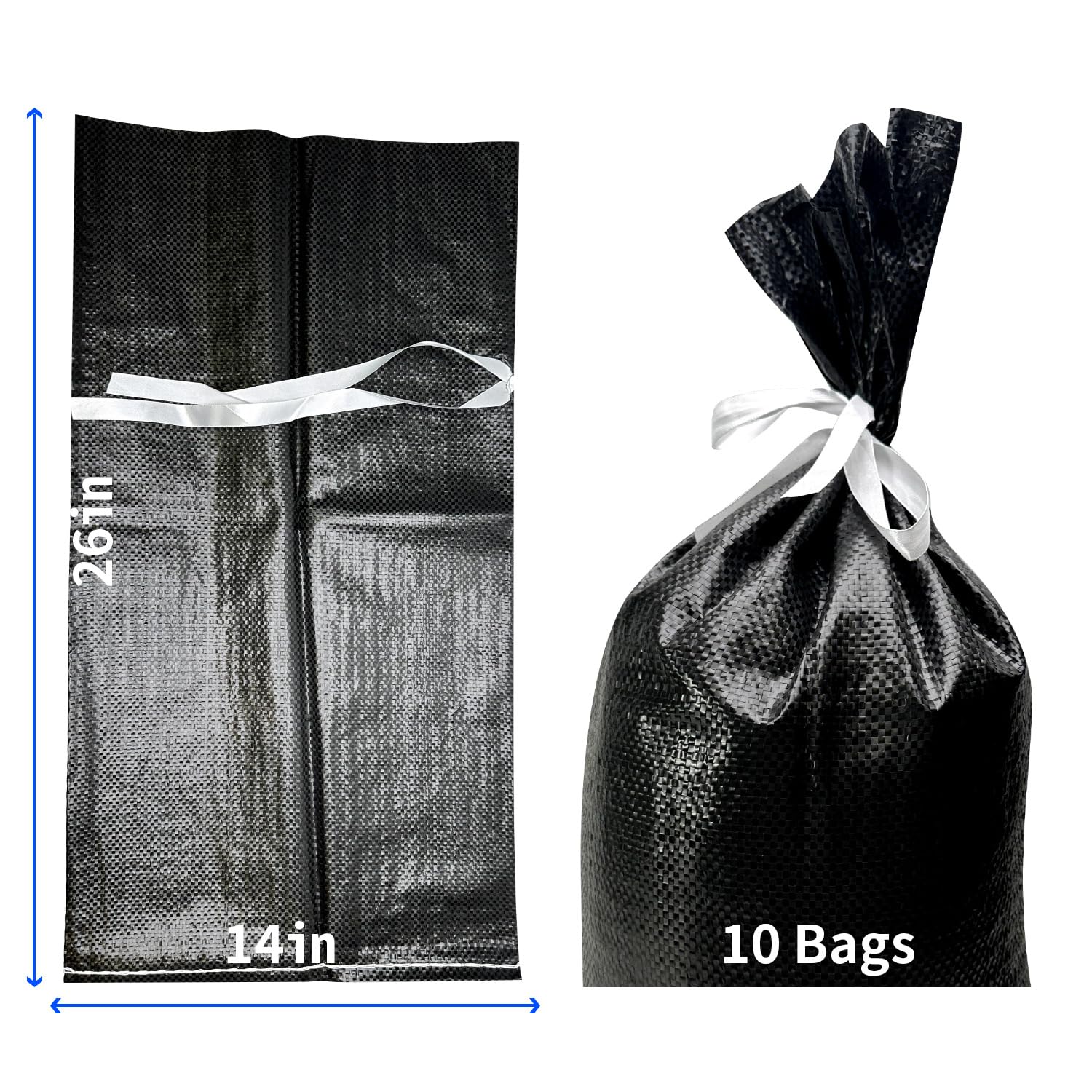 Sandbaggy Sandbags For Flooding - NO TIE STRING - 14" X 26", Empty | UK - View #9