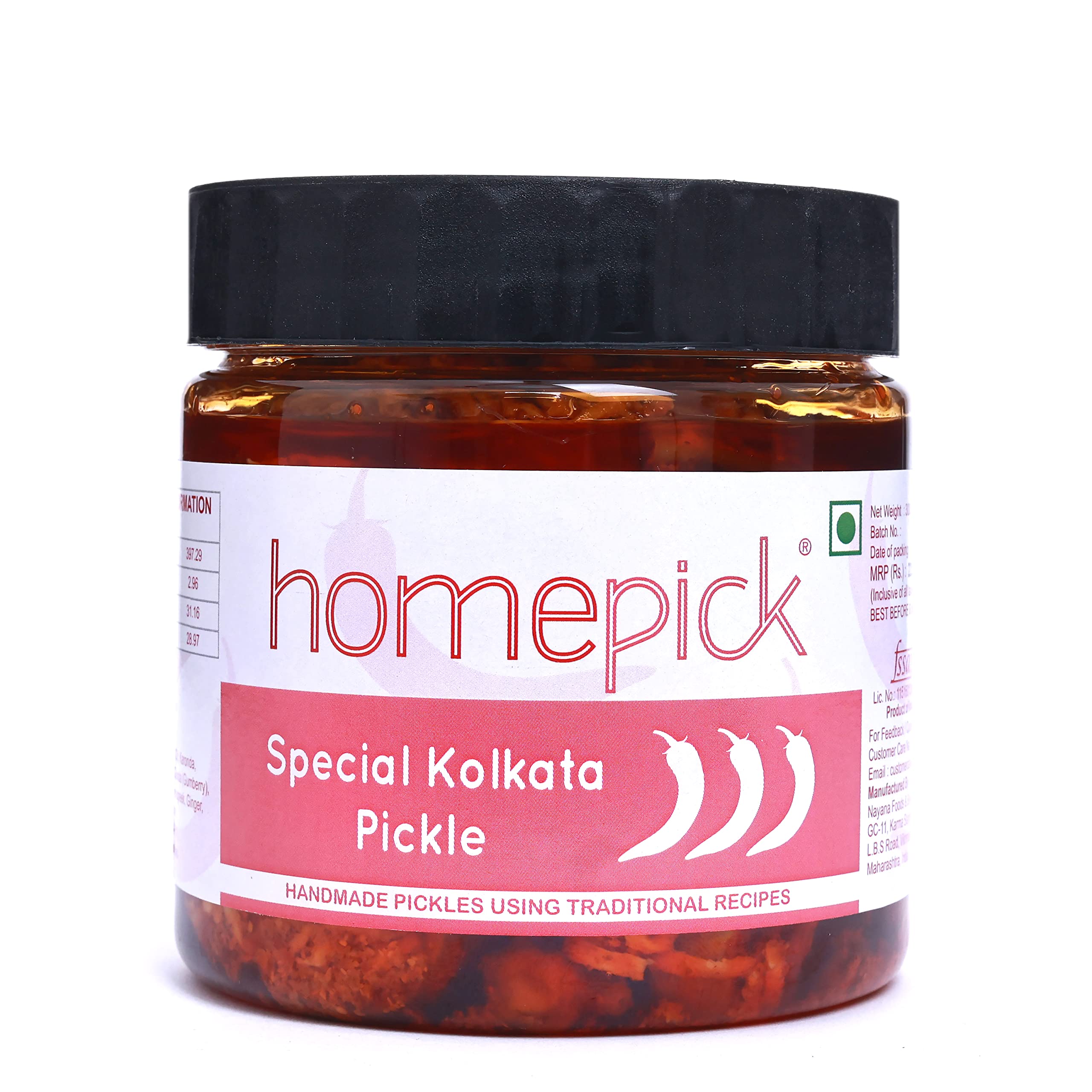 Homepick Special Kolkatta Pickle 300g (B0BHV6DCGG) Amazon Price History, Amazon Price Tracker