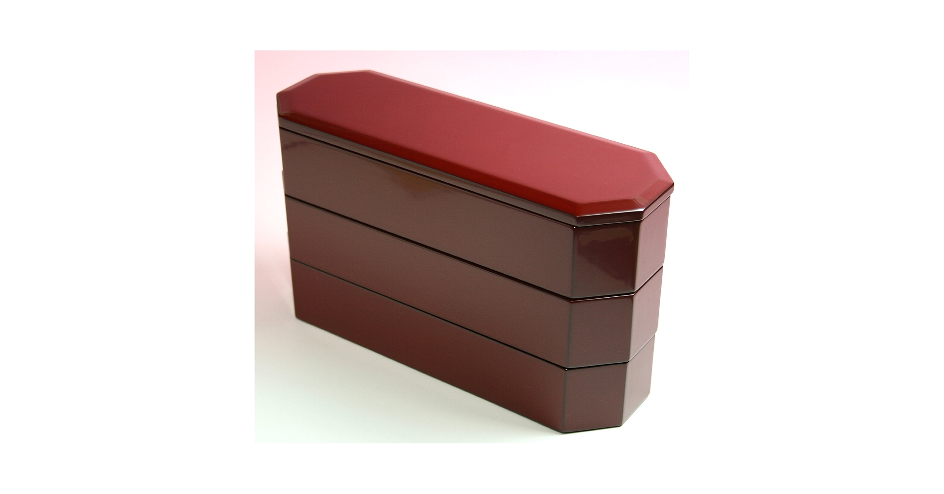 Amazon | 漆塗り重箱 古代朱 亀甲三段重 | うつわ日和 | 重箱