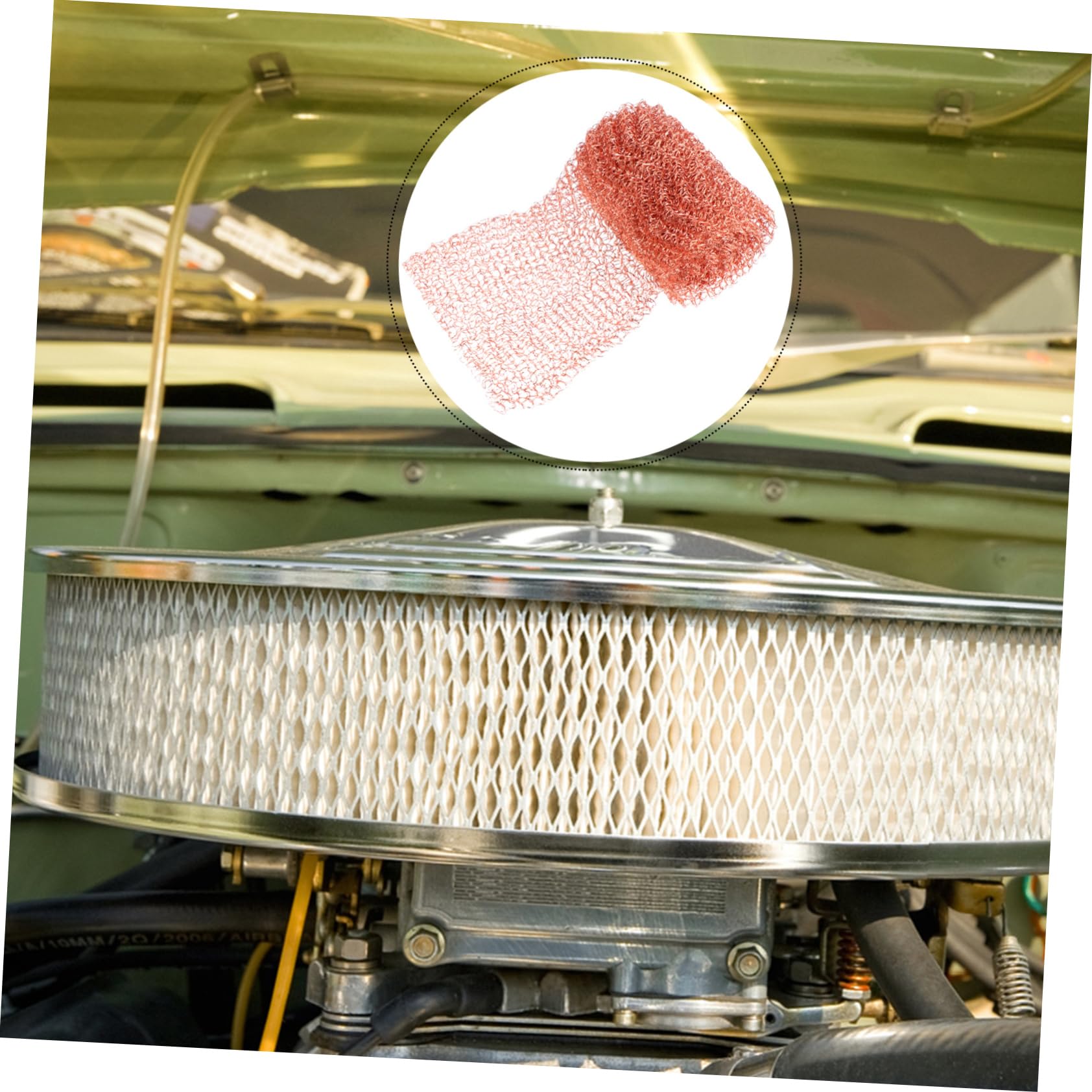 1 Roll 1 Filter Copper Wire Mesh Copper Mesh Knitting Net Gap Blocker Stuff-fit Wire Mesh Metal Mesh for Rodent Household Rat Block Accessories Copper Net for Hole Mesh Scrubber VILLFUL