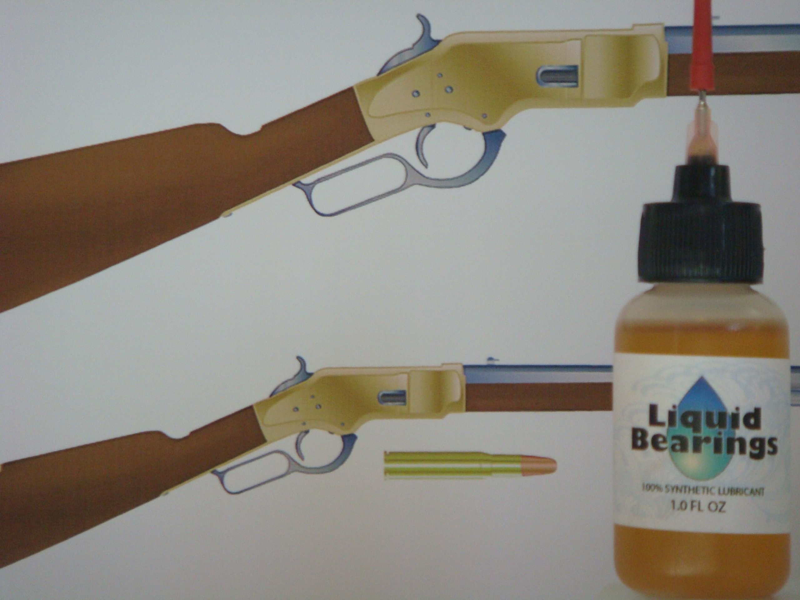 Liquid Bearings 100%-Synthetic Gun Oil