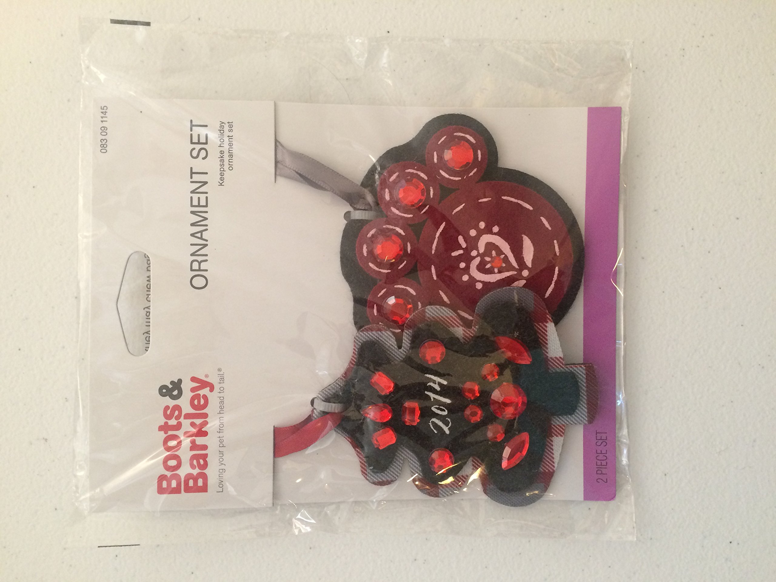 Boots & BarkleyTree and Paw Ornament Set