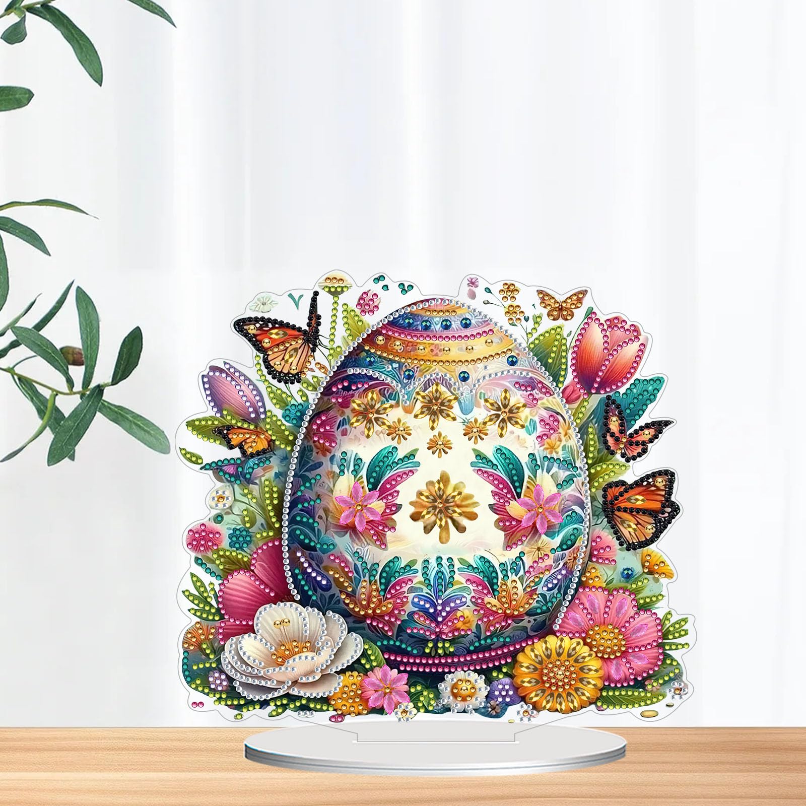 Lot De 10 X 5D Diamant Peinture Oeuf De Pâques Oeuf Diamant