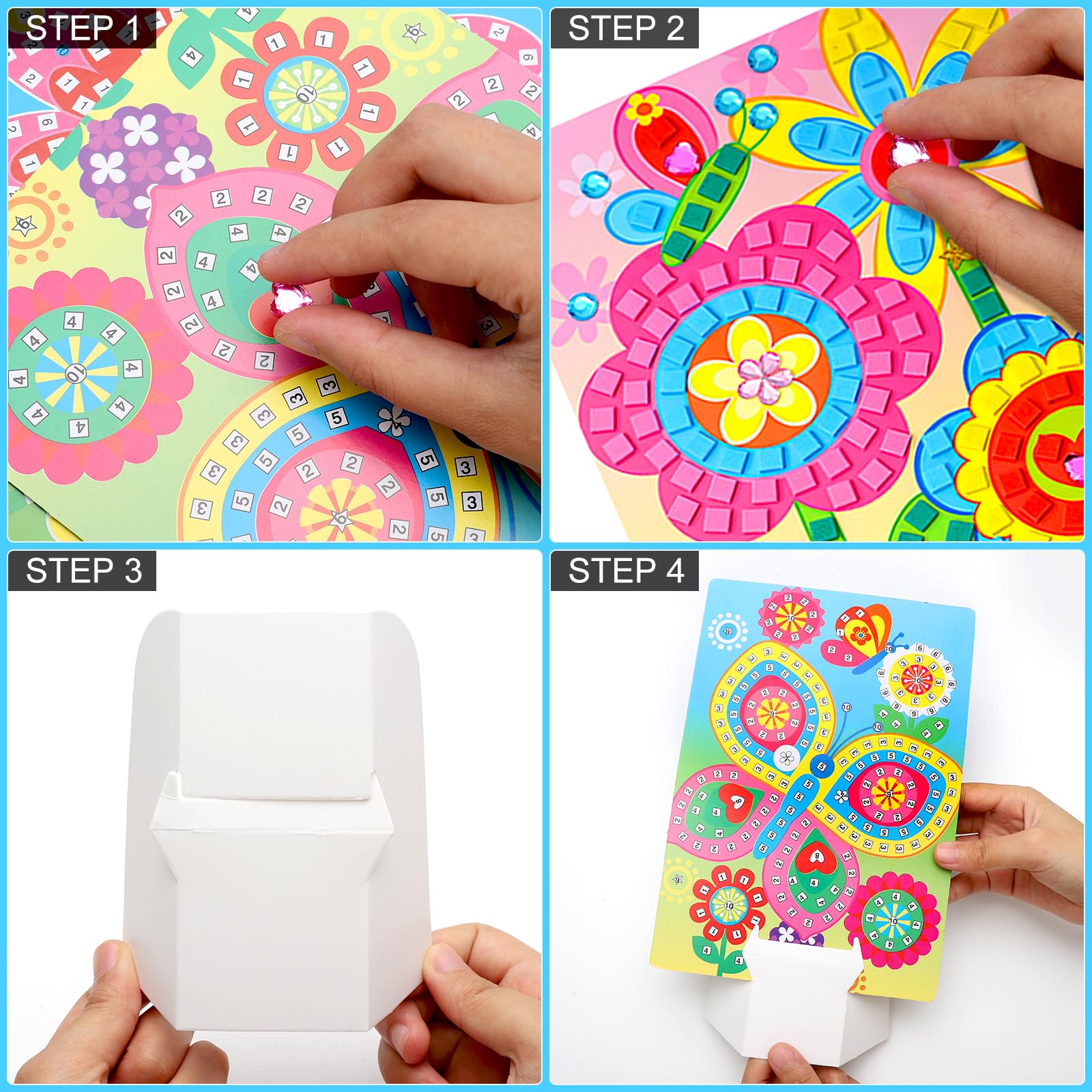 Jeux De Société Enfant Kit Autocollants Mosaïque Pour Enfants 4-9 Ans - 12 Planches Créatives - Développe La Motricité Fine Jeux De Société Enfant Kit Autocollants Mosaïque Pour Enfants 4-9 Ans - 12 Planches Créatives - Développe La Motricité Fine