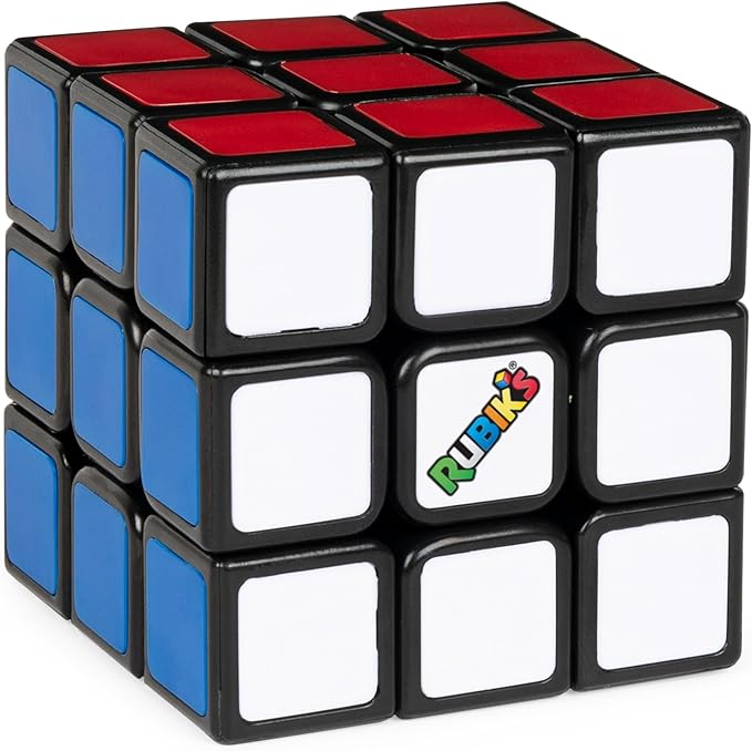 Rubik's Cube, The Original 3x3 Cube 3D Puzzle Fidget Cube Stress Relief Fidget Toy Brain Teasers Travel Games, for Adults and Kids Ages 8 and up