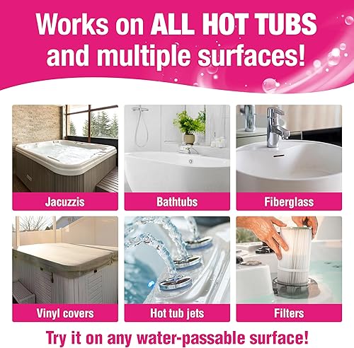 Miniatura 3 de Quick N Brite Limpiador de bañera de hidromasaje resistente para uso en todas las marcas de bañeras de chorro jacuzzis y spas no abrasivo fabricado