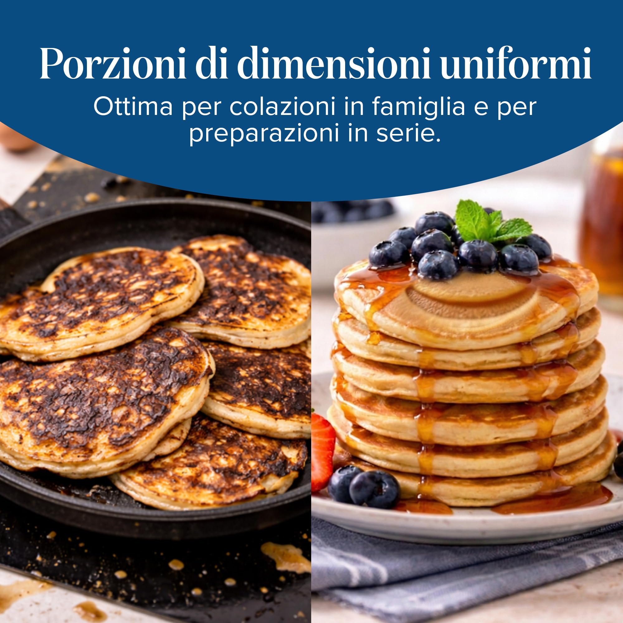 Joeji's Kitchen Teglia per pancake a 7 fori 26,5 cm Smiley - Alluminio antiaderente leggero - Induzione elettrica a gas - Mini pancake pancake crêpe - Cucina divertente per bambini - Rosa
