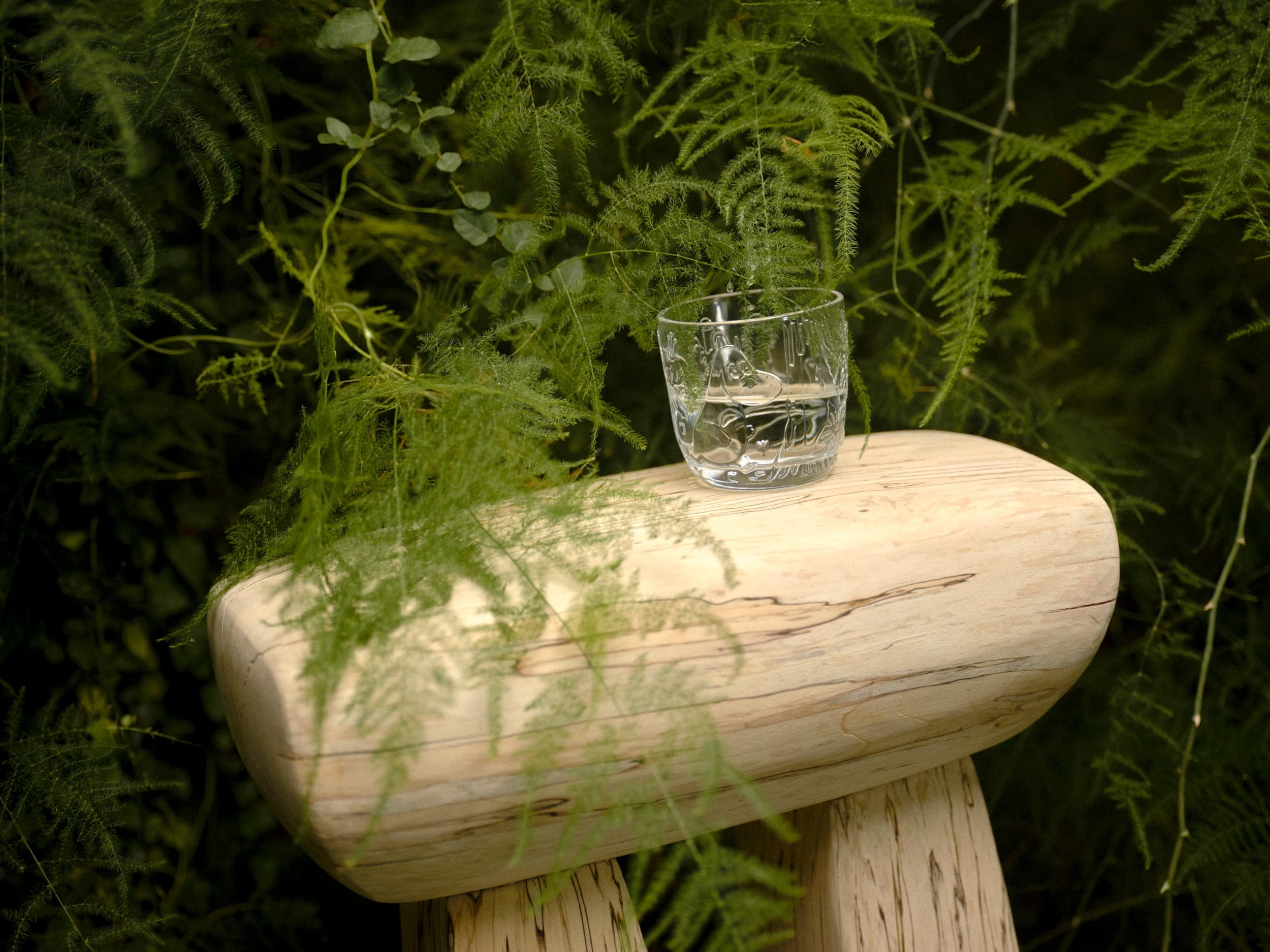 Moomin Arabia Glass Tumbler 9.5oz Clear 2-Piece