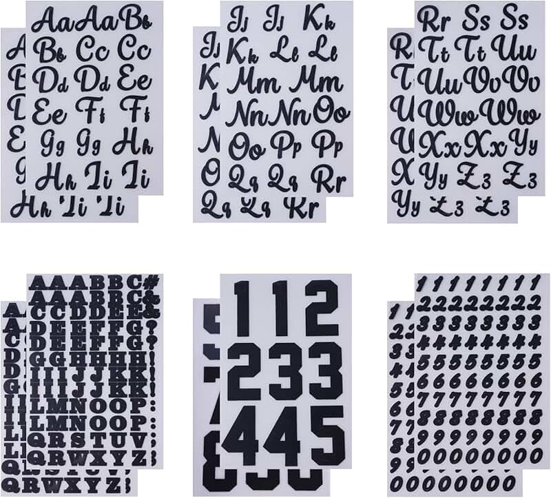 Amazon.ca iron on letters