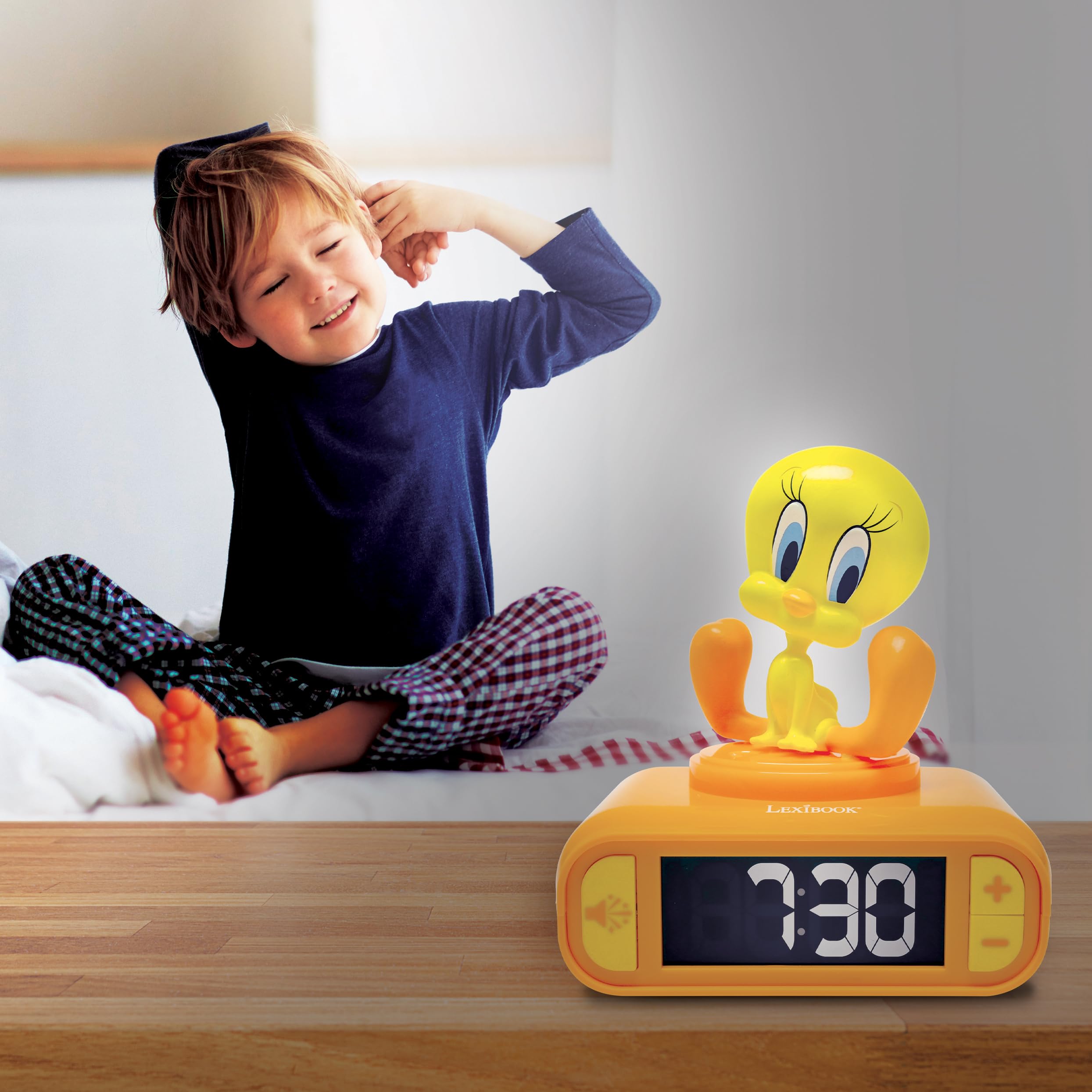 Amazon.com: LEXiBOOK, Tweety, Tweety Night Light Alarm Clock