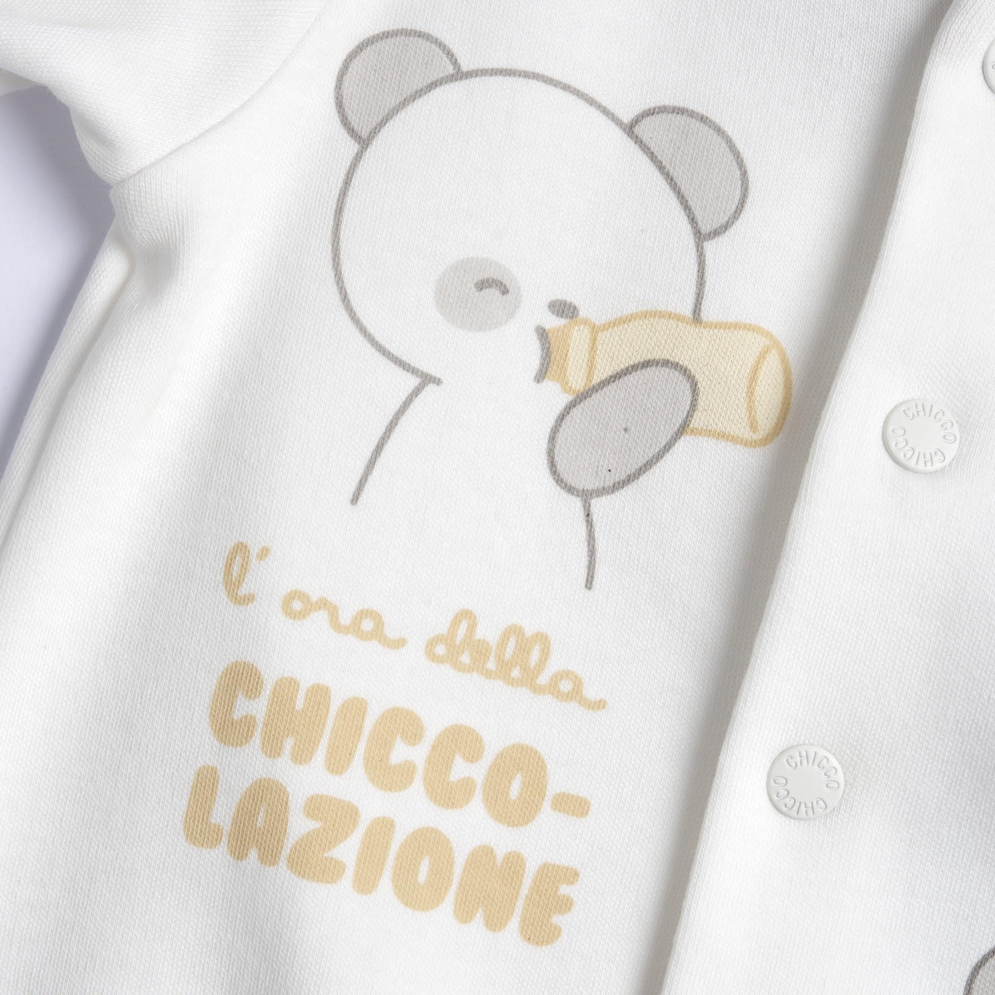 Chicco, Tutina Neonato/Neonata, con Comoda Apertura Frontale con Zip, in Caldo e Morbido Tessuto, Lavabile in Lavatrice, Abbigliamento Neonato/Neonata 0-24 Mesi, Idea Regalo Nascita, Designed in Italy